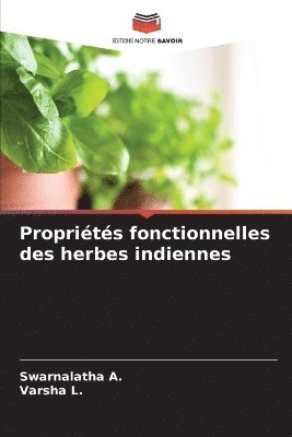 bokomslag Proprits fonctionnelles des herbes indiennes