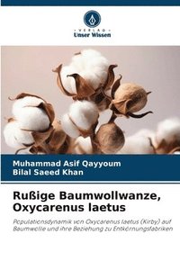 bokomslag Ruige Baumwollwanze, Oxycarenus laetus