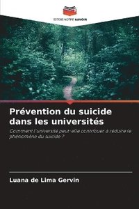bokomslag Prvention du suicide dans les universits
