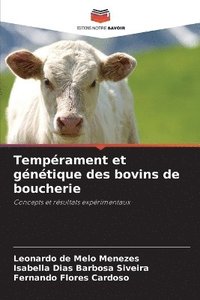 bokomslag Temprament et gntique des bovins de boucherie