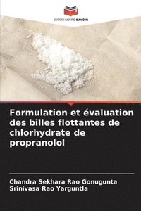 bokomslag Formulation et valuation des billes flottantes de chlorhydrate de propranolol