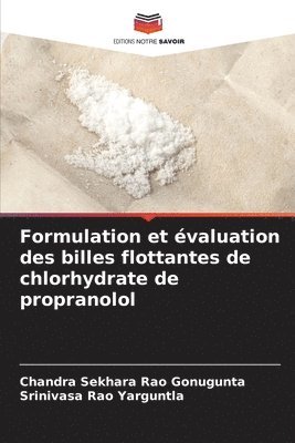 Formulation et valuation des billes flottantes de chlorhydrate de propranolol 1