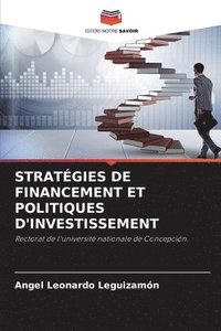 bokomslag Stratgies de Financement Et Politiques d'Investissement