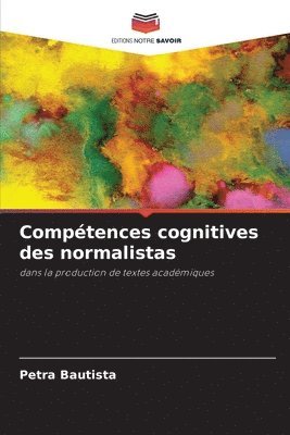 Comptences cognitives des normalistas 1