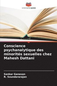 bokomslag Conscience psychanalytique des minorits sexuelles chez Mahesh Dattani