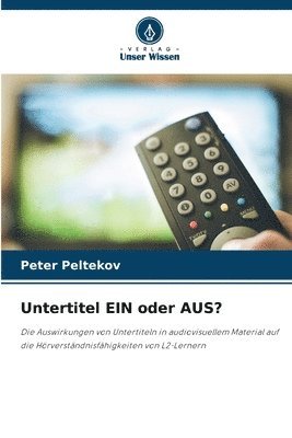 bokomslag Untertitel EIN oder AUS?