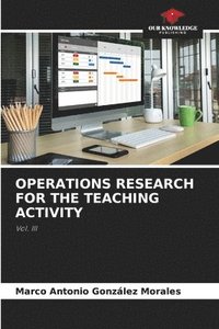 bokomslag Operations Research for the Teaching Activity