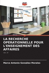 bokomslag La Recherche Oprationnelle Pour l'Enseignement Des Affaires