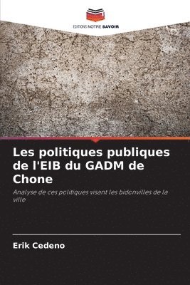 Les politiques publiques de l'EIB du GADM de Chone 1