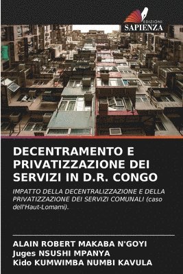 Decentramento E Privatizzazione Dei Servizi in D.R. Congo 1