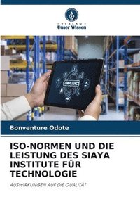 bokomslag Iso-Normen Und Die Leistung Des Siaya Institute Fr Technologie