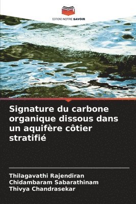 Signature du carbone organique dissous dans un aquifre ctier stratifi 1