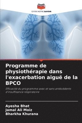 Programme de physiothrapie dans l'exacerbation aigu de la BPCO 1