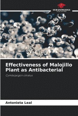 Effectiveness of Malojillo Plant as Antibacterial 1