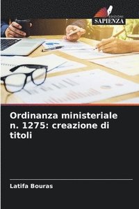 bokomslag Ordinanza ministeriale n. 1275