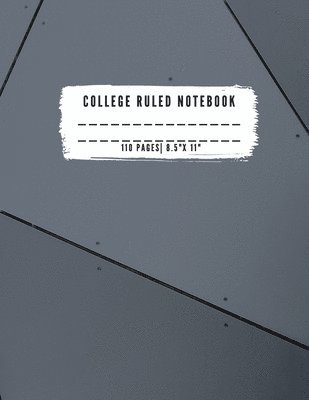 College Ruled Notebook 1