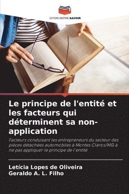 bokomslag Le principe de l'entit et les facteurs qui dterminent sa non-application