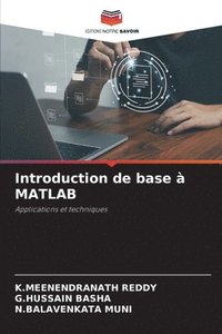 bokomslag Introduction de base  MATLAB