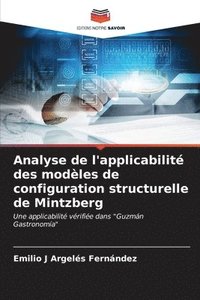 bokomslag Analyse de l'applicabilit des modles de configuration structurelle de Mintzberg