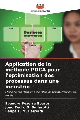 bokomslag Application de la mthode PDCA pour l'optimisation des processus dans une industrie