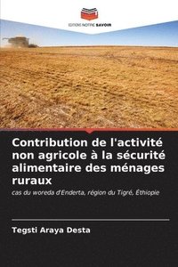 bokomslag Contribution de l'activit non agricole  la scurit alimentaire des mnages ruraux