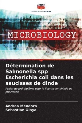 Dtermination de Salmonella spp Escherichia coli dans les saucisses de dinde 1