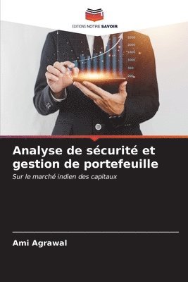 bokomslag Analyse de scurit et gestion de portefeuille