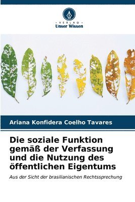 bokomslag Die soziale Funktion gem der Verfassung und die Nutzung des ffentlichen Eigentums