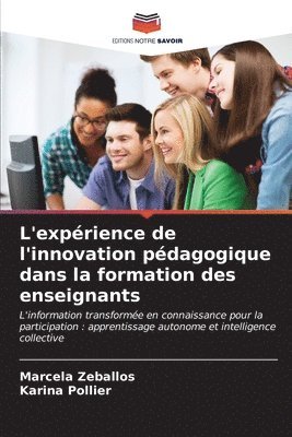 bokomslag L'exprience de l'innovation pdagogique dans la formation des enseignants