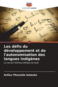 bokomslag Les dfis du dveloppement et de l'autonomisation des langues indignes