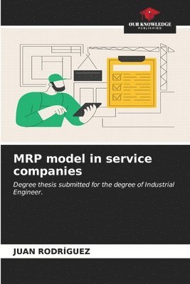 bokomslag MRP model in service companies