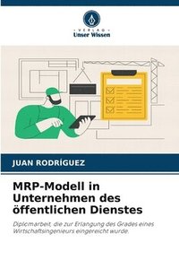 bokomslag MRP-Modell in Unternehmen des ffentlichen Dienstes