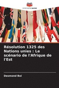 bokomslag Rsolution 1325 des Nations unies