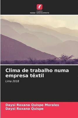 bokomslag Clima de trabalho numa empresa txtil