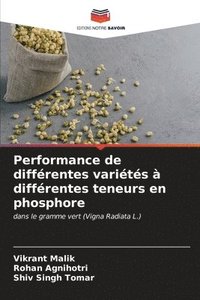 bokomslag Performance de diffrentes varits  diffrentes teneurs en phosphore