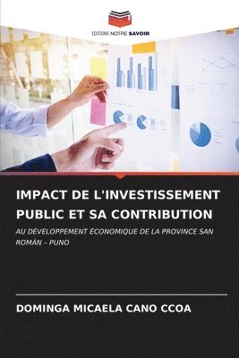 Impact de l'Investissement Public Et Sa Contribution 1