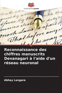 bokomslag Reconnaissance des chiffres manuscrits Devanagari  l'aide d'un rseau neuronal