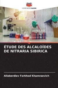 bokomslag tude Des Alcalodes de Nitraria Sibirica