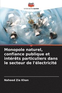 bokomslag Monopole naturel, confiance publique et intrts particuliers dans le secteur de l'lectricit