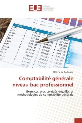 bokomslag Comptabilité générale niveau bac professionnel