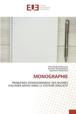 bokomslag Monographie