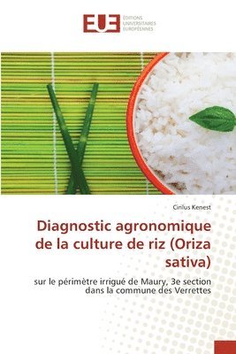 Diagnostic agronomique de la culture de riz (Oriza sativa) 1