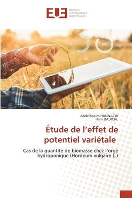 bokomslag tude de l'effet de potentiel varitale