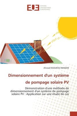 bokomslag Dimensionnement d'un systme de pompage solaire PV