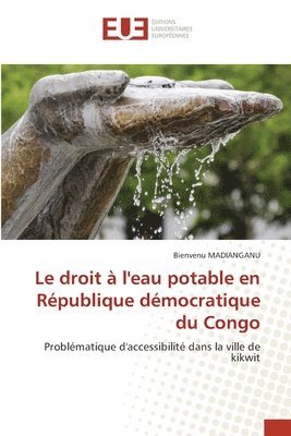 bokomslag droit à l'eau potable en République démocratique du Congo