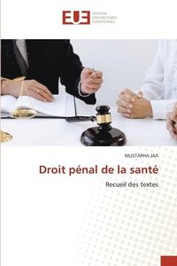 bokomslag Droit pnal de la sant