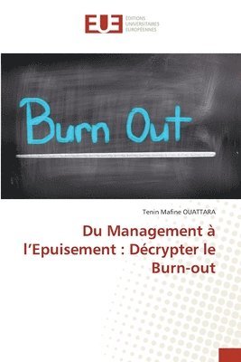 bokomslag Du Management  l'Epuisement