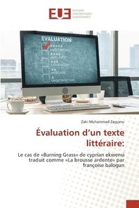 bokomslag valuation d'un texte littraire