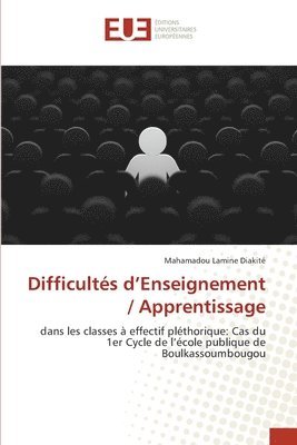 bokomslag Difficultés d'Enseignement / Apprentissage