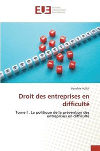 bokomslag Droit des entreprises en difficulté
